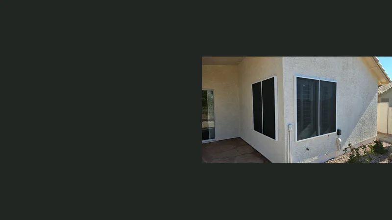 Real screen and door photograph published by Arizona Screen Techs